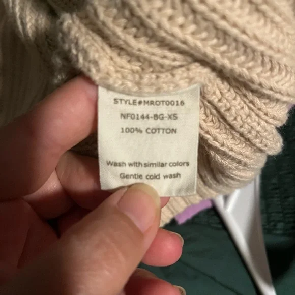 Women's Neuflora Westlock Cream Cardigan Sweater XS - Picture 7 of 9